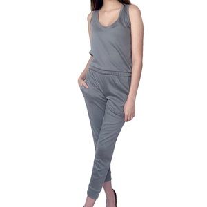 Grey Ponti Jumpsuit